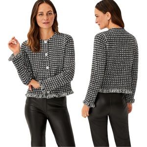 Ann Taylor Size Small Textured Stitch Sweater Jacket MSRP $149